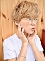 ブゾン(buZon)&nbsp;マッシュショート×無造作ウェーブ