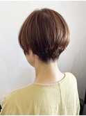 大人可愛い大人美人ふんわりカール小顔カットショコラアッシュ