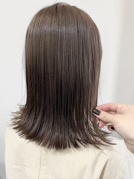 ロットアニバース(lott annibirth) 【髪質改善】透明感カーキベージュ/トリートメント