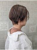 スッキリショートへアxグレージュアッシュ