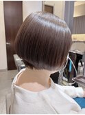 20代30代40代大人かわいい艶カラー/大人小顔ショートボブ