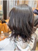 ミディアム/レイヤー/アッシュブラウン