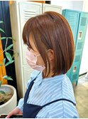 春カラー×シルクオイルカラー×オレンジべージュ