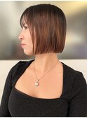 大人可愛い/ショートボブ/切りっぱなしボブ/ミニボブ20代30代