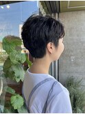 ベリーショート×ニュアンスパーマ