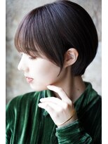 カライングドゥ(ing deux) 大人可愛い20代30代40代黒髪前下がりショートボブ丸みショート◎