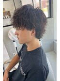 縦落ちパーマ ウルフパーマ