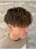 メンズマッシュ波巻きスパイラルパーマメンズパーマ