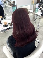 ブラウン(Brown) 色持ち長いワインレッドカラー♪