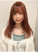 orange × brown design ×layer