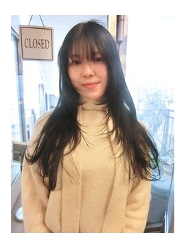 ノラ シブヤ(NORA) ロングレイヤーシャギーレイヤーロングウルフ