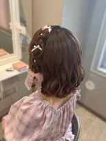 ヘアセットサロン ミント(Hair set salon MINT)&nbsp;ハート編みたらし