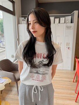 バランス ハレまち通り岡山駅前店(balance.) 透明感カラー×レイヤーカット×透明感カラー