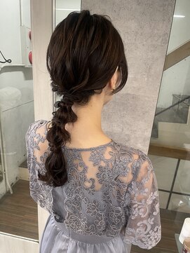 ハイル(KHAIR) ゆるふわお呼ばれへア♪/梅田美容室/金城二千夏