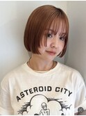 ぷつっとボブ　ミニボブ　姫カットレイヤー　切りっぱなしボブ