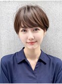ショートヘア/分け目なし/イメチェン/30代40代50代60代/表参道