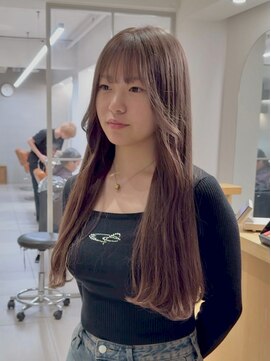 ロマリア 渋谷 渋谷宮益坂(Lomalia) 乾かすだけでキマる髪/馴染むハイトーンベージュロングヘア