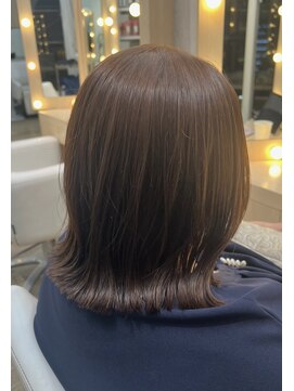 エレノア 渋谷公園通り店(Eleanor) 【透明感】ベージュカラー×外ハネボブ