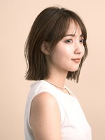 ガーデンヨコハマ(GARDEN YOKOHAMA) ボブ 外ハネボブ くびれヘア 夏 縮毛矯正 ハイライトカラー