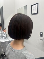 アルター(aL ter)&nbsp;まとまるボブ［暗めカラー/グランマッシュ/デザイン］長野歌穂