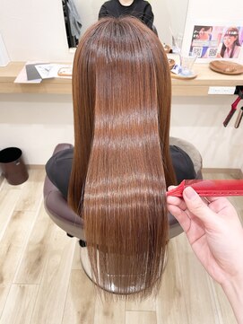 リトルストーン(little stone) ロング/髪質改善/コーラルピンク/ピンクブラウン/艶髪/美髪