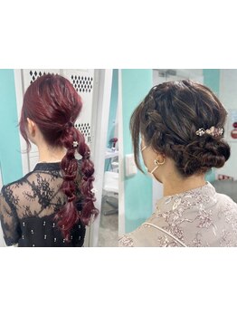 特別な日はプロの技でより華やかに可愛く♪イベントから普段使いまで,お任せ下さい！[池袋/推しカラー]