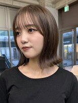 ノード(NODE)&nbsp;栄タッセルボブ透明感ベージュヘア