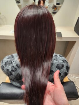 アメリ(ameri) 【ameri akari】髪質改善酸性ストレート/レッド/レイヤー/ロング