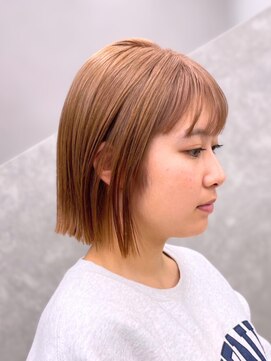 ジエクトクイン(The Ect Q'n) ハッシュボブ/インナーカラー/ミニマルボブ/ブリーチ/前髪カット
