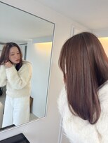 アノニューム(anonym)&nbsp;髪質改善ストレート×brown color