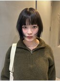 ハッシュカット/ハッシュボブ/地毛風グレージュ/kyoka
