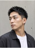 ベリーショート ツーブロック 束間