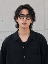 テーラ 南流山店(TELA)&nbsp;◆センターパートウルフ×無造作パーマ◆【TELA HAIR 南流山】