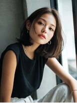 ロッソ 大橋店(Rosso) 長め前髪のやわらか外ハネボブ【大橋】