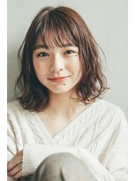 フィルムス 銀座(FILMS)&nbsp;レイヤーカット/デザインカラー/ウェットヘア/オリーブベージュ