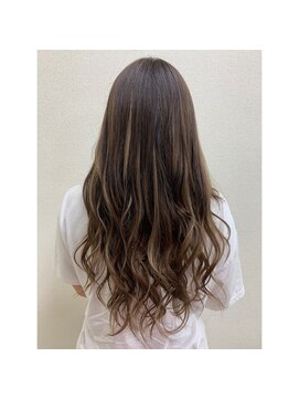 アンク クロス 関内店 【アンククロス関内】ベージュブラウンにエクハイライト