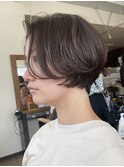 アッシュブラウンハンサムショート