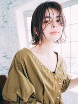 ヘアーサロンウフ(hair salon Oeuf) 長めバングの大人ショートボブ