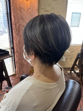 ロッソバイアルター 鎌取(ROSSO by aL-ter) ☆ショートカット＋コントラストハイライト☆