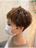 【新宿ペネロープ】ニュアンスショートパーマスタイル  担当 RYO