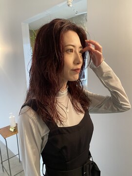 ガタカ(GATTACA) ボルドーのロングヘア