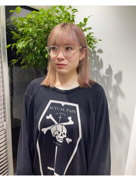 アルカナ 明治神宮前原宿(ARCANA) ホワイトグレージュ コンマヘア くすみブルー ダークアッシュ