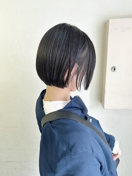 キャンバス バイ ネオリーブ 横浜西口(Canvas by neo.) ショートから伸ばしかけボブ　丸みボブ