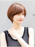青山 表参道 ショートカット 30代40代 チョコレートブラウン
