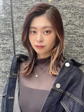 メイカ(MEIKA) ”韓国風艶ブラウン×インナー” なかもと はな