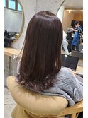 大人女子20代30代40代艶感カラー×韓国ヘアくびレイヤーミディ