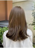 オリーブベージュ/ミルクティーベージュ/艶髪