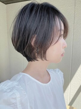 ビューエヒメ(VIEW EHIME) 大人カワイイ小顔になるワンレンネビージュ黒髪ボブルフ髪質改善