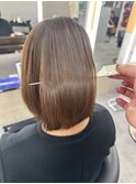 髪質改善サラサラプレミアムストレート大人ガーリー韓国ボブ横浜
