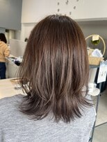 ムーンヘアホーム(MOON hair home)&nbsp;透明感ベージュ×レイヤーカット